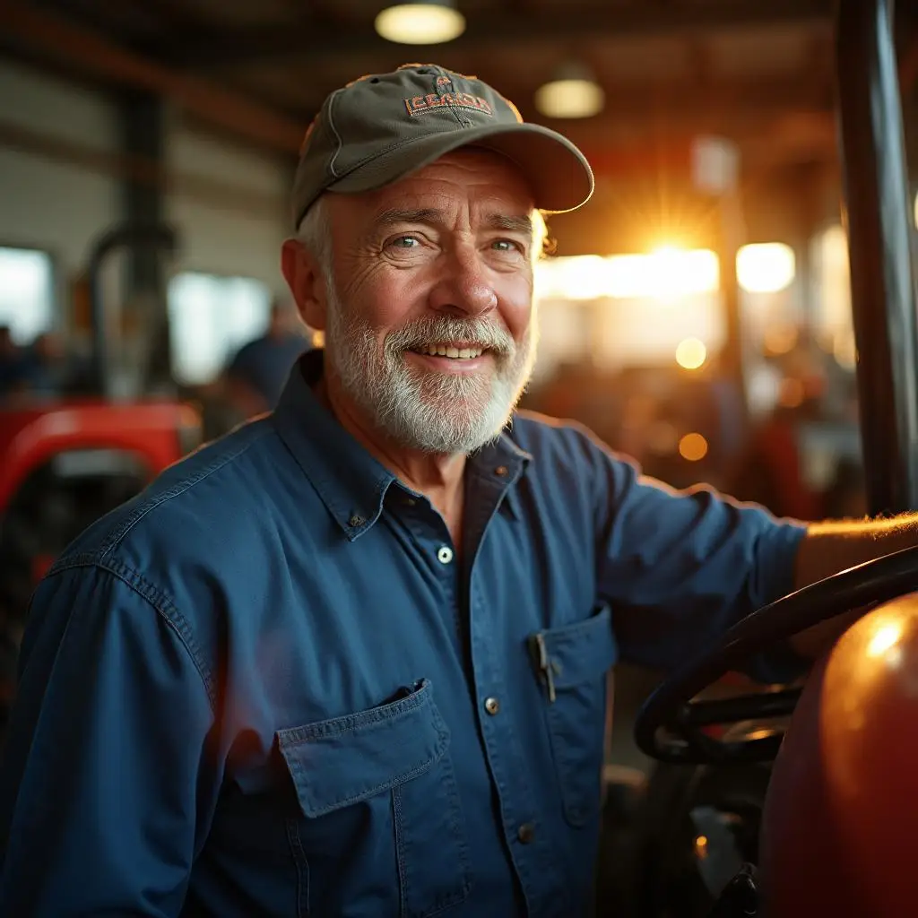 Man ready to sell an agriculture business