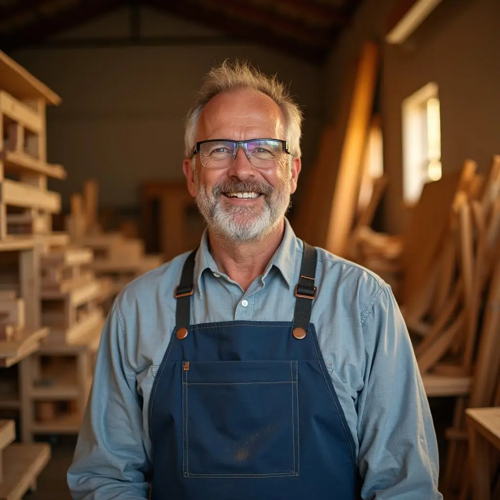 man selling his furniture manufacturing business for sale