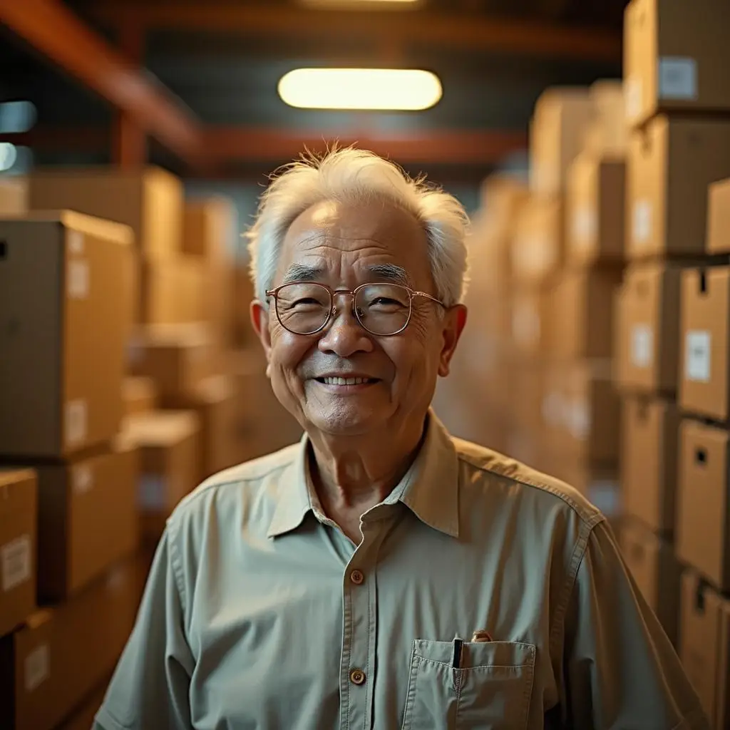 man selling his shipping business for sale