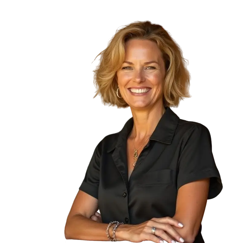 woman confidentially marketing her business for sale with Unbroker